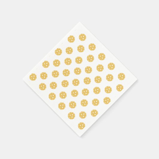 Serviette En Papier Fun Pickleball Motif Pickleball Party (Coin)