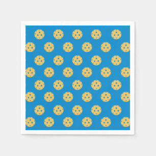 Serviette En Papier Fun Pickleball Motif Pickleball Party