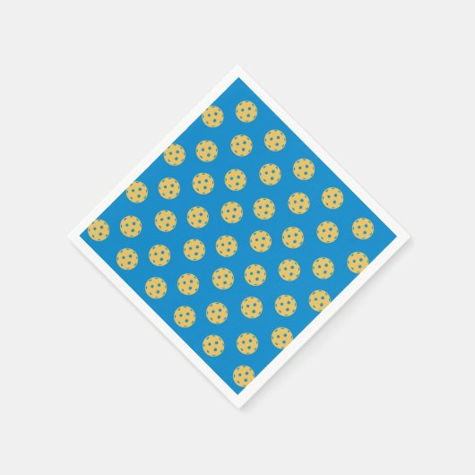 Serviette En Papier Fun Pickleball Motif Pickleball Party (Coin)