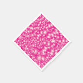 Serviette En Papier Fun PINK Abstrait Encre Super motif (Coin)