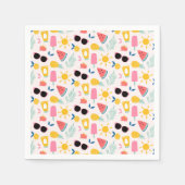 Serviette En Papier Fun Pool d'été (Devant)