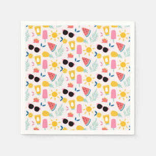 Serviette En Papier Fun Pool d'été