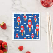 Serviette En Papier Fun Rocket de vaisseau spatial (En situation)