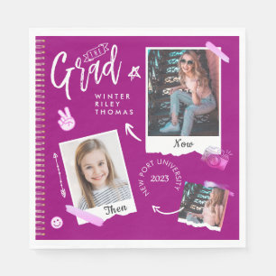 Serviette En Papier Fun Scrapbook Photo Album Notebook Puis & Maintena
