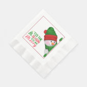 Serviette En Papier Fun Snowman Papier de Noël Napkin (Coin)