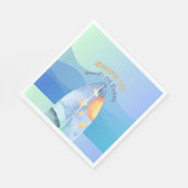 Serviette En Papier Fun Surf à l'anniversaire (Coin)