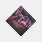 Serviette En Papier Fun Tropical Sunset Luau Anniversaire (Coin)