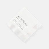 Serviette En Papier Fun Vietnamien Drinking Phrase Cocktail Napkin 02 (Coin)