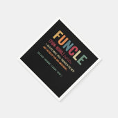 Serviette En Papier Funcle Funny Uncle Définition, Awesome Legend Hero (Coin)