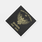 Serviette En Papier Funérailles de moto en mémoire (Coin)