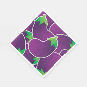 Serviette En Papier Funky eggplant (Coin)