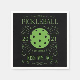 Serviette En Papier Funky Kiss My Ace Pickleball