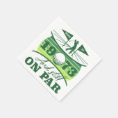 Serviette En Papier Funny 1973 Golfer 50e anniversaire (Coin)