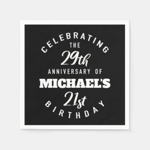 Serviette En Papier Funny 50e anniversaire Personnalisé