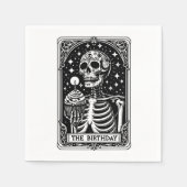 Serviette En Papier Funny Anniversaire Tarot gothique (Devant)