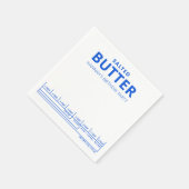 Serviette En Papier Funny Anniversaire thème beurre de fête (Coin)