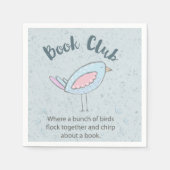 Serviette En Papier Funny Book Club Reading Group (Devant)