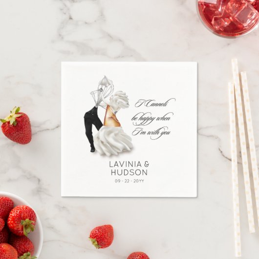 Serviette En Papier Funny Cannoli Mariage italien (En situation)