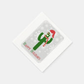 Serviette En Papier Funny Christmas Cactus (Coin)
