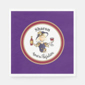 Serviette En Papier Funny Classy Sassy Personnalisée pour son annivers (Devant)