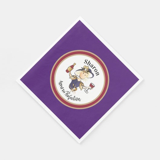 Serviette En Papier Funny Classy Sassy Personnalisée pour son annivers (Coin)