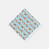 Serviette En Papier Funny Dinosaur voiture de course garçon anniversai (Coin)