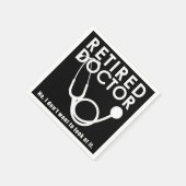 Serviette En Papier Funny Docteur Retraite thème Médicale (Coin)