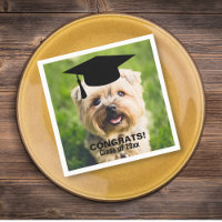 Funny Dog Photo Graduation Personalized Class of