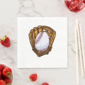 Serviette En Papier Funny Easter Egg Baseball Egg Hunting Easter Day M (En situation)