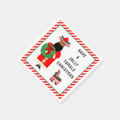 Serviette En Papier Funny Feliz Navidad Fiesta (Coin)