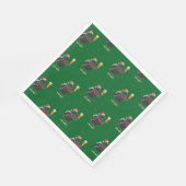 Serviette En Papier Funny Festive Grouse with Beer Christmas Napkins (Coin)