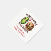 Serviette En Papier Funny Foods Personalized I Love You Napkins (Coin)