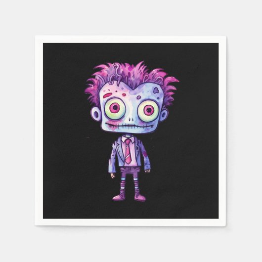 Serviette En Papier Funny Frankenstein Monster Halloween Fun (Devant)