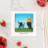 Serviette En Papier Funny Golf Humour Party Napkins (En situation)