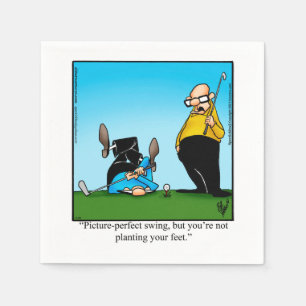 Serviette En Papier Funny Golf Humour Party Napkins