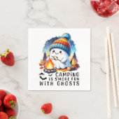 Serviette En Papier Funny Halloween Camping est S'more Amusant avec le (En situation)