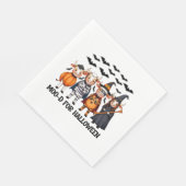 Serviette En Papier Funny Highland Cow Moo-d pour Halloween (Coin)