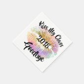 Serviette En Papier Funny Kiss My Class Adieu Lièvres (Coin)