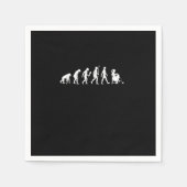 Serviette En Papier Funny Knitting Evolution Knitter Gift Idea (Devant)