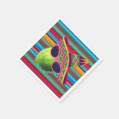 Serviette En Papier Funny Lime With Sombrero Party (Coin)