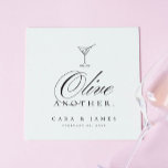 Serviette En Papier Funny Martini Olive Un autre Cocktail Mariage<br><div class="desc">Funny Martini Olive Un autre Cocktail Mariage Serviettes</div>