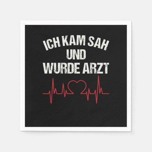 Serviette En Papier Funny Medical Surgeon Saying Venin I (Devant)