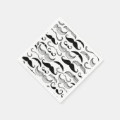 Serviette En Papier Funny Mustache (Coin)