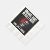 Serviette En Papier Funny Open Heart Chirurgie Récupération Survivant (Coin)