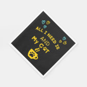 Serviette En Papier Funny Orange Cat Coffee Mug Cat Lover T-Shirt (Coin)