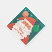 Serviette En Papier Funny Père Noël | Joyeux Noël Fête (Coin)