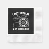 Serviette En Papier Funny Photographe Venin For Men Women Cool Photogr (Devant)