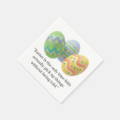 Serviette En Papier Funny Quote easter  (Coin)