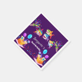 Serviette En Papier Funny rainbow shark anniversaire ballon garçons de (Coin)