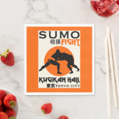 Serviette En Papier Funny Sumo Wrestler (En situation)